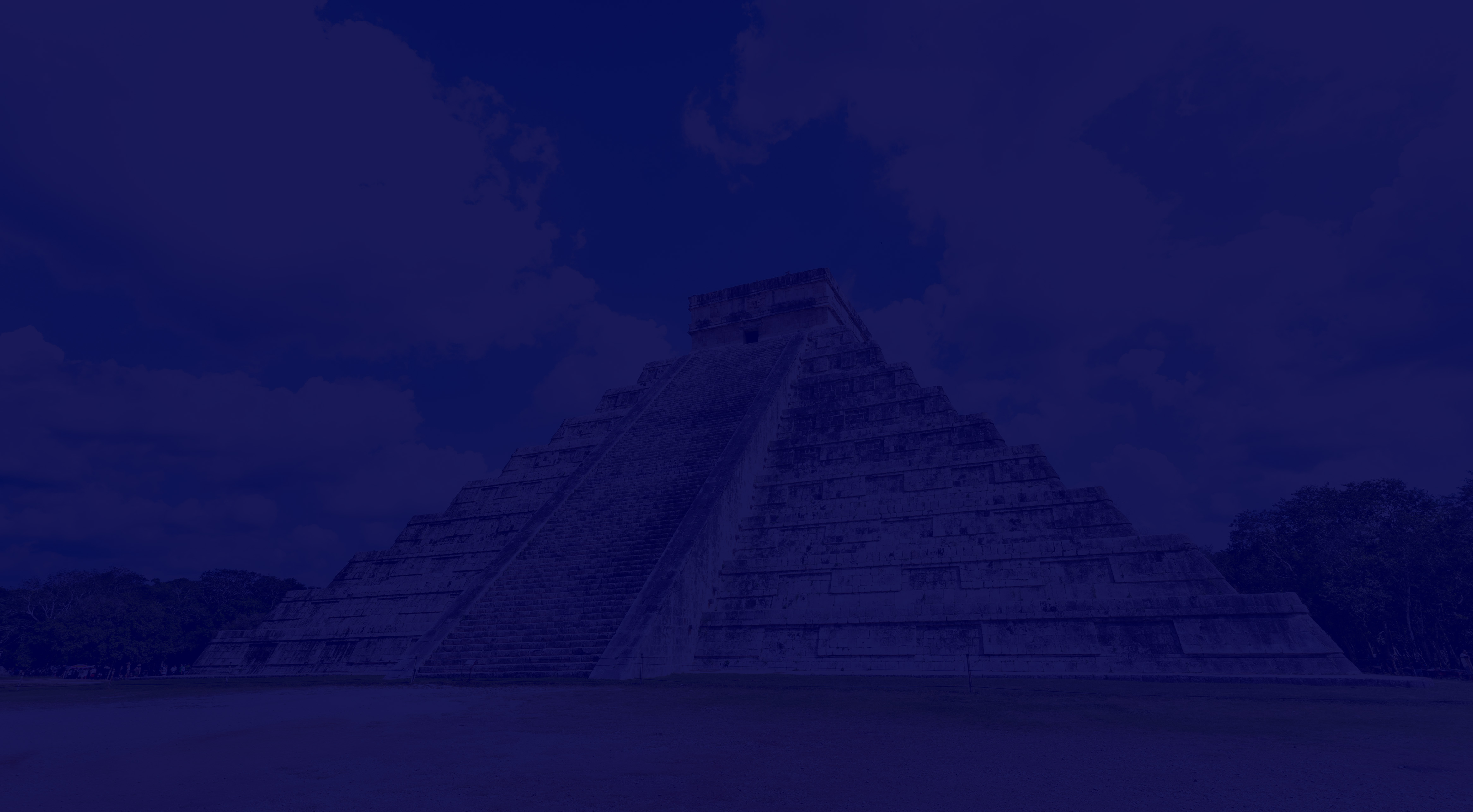 fondo color zaffre de chichén itzá