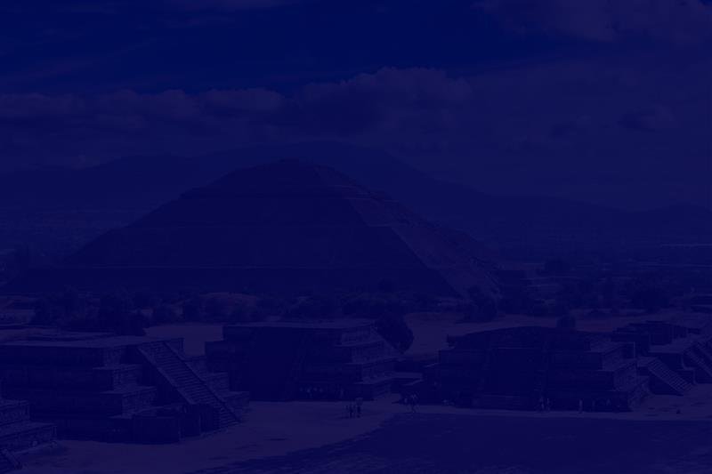 fondo color zaffre Teotihuacán